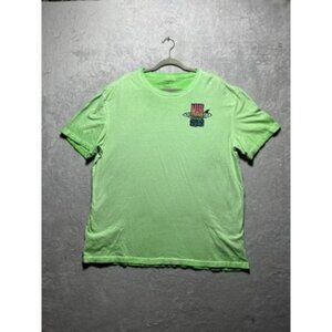 Men's AMERICAN EAGLE X Maui and Sons Distressed Soft Green T-Shirt Size Large